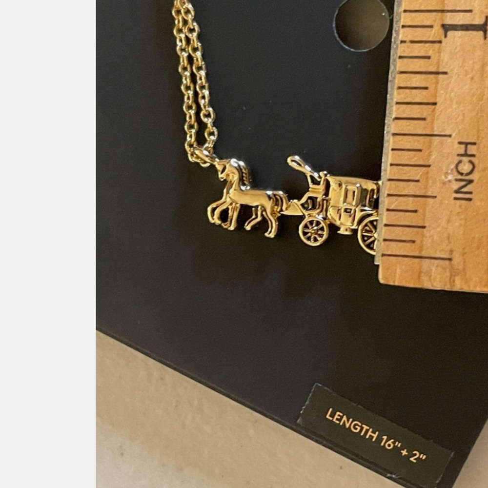 Coach Gold Chain Necklace - Picture 9 of 9